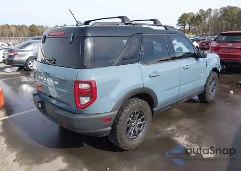 2021 Ford Bronco Sport Outer Banks из США, поврежденный, VIN 3FMCR9C69MRB11056